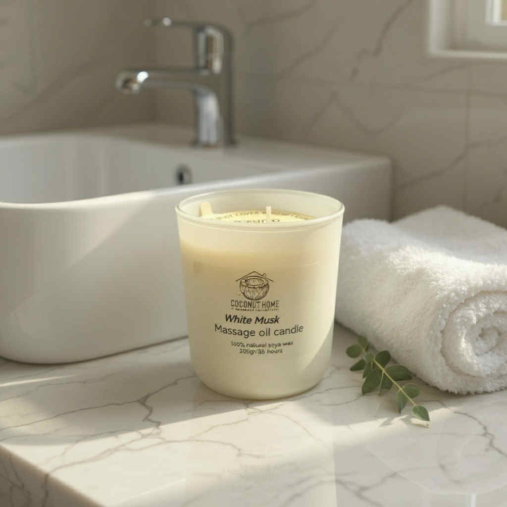 Massage oil candle White Musk
