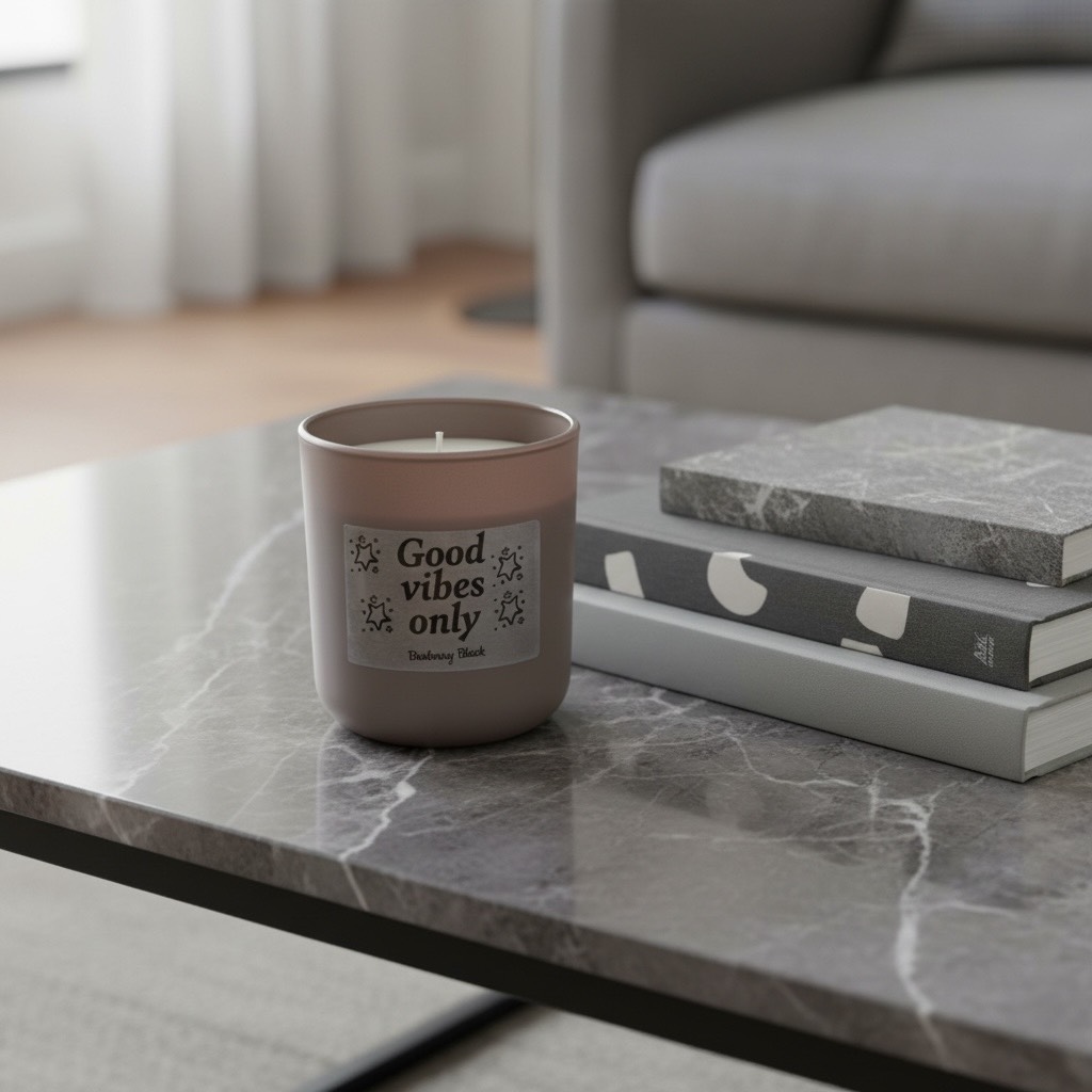Massage oil candle -  Good vibes only