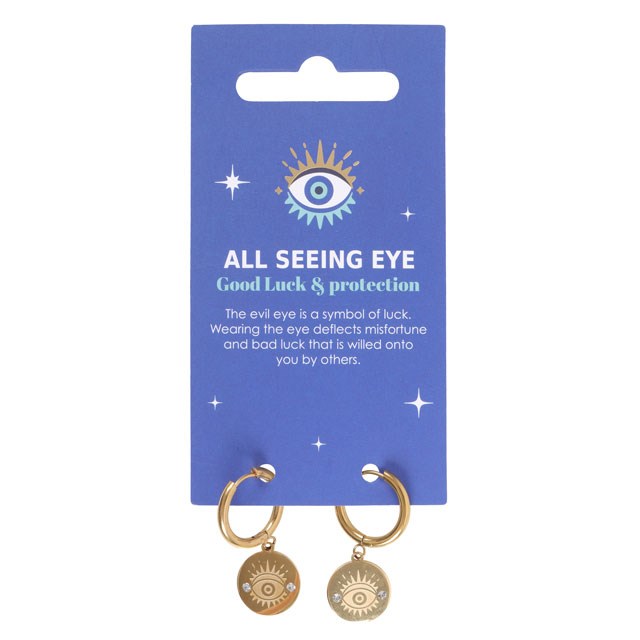 All Seeing eye σκουλαρίκια