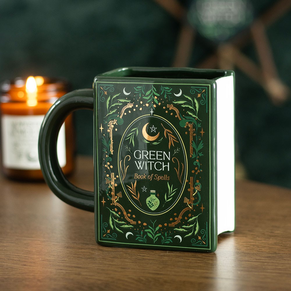 Book Green Witch κούπα