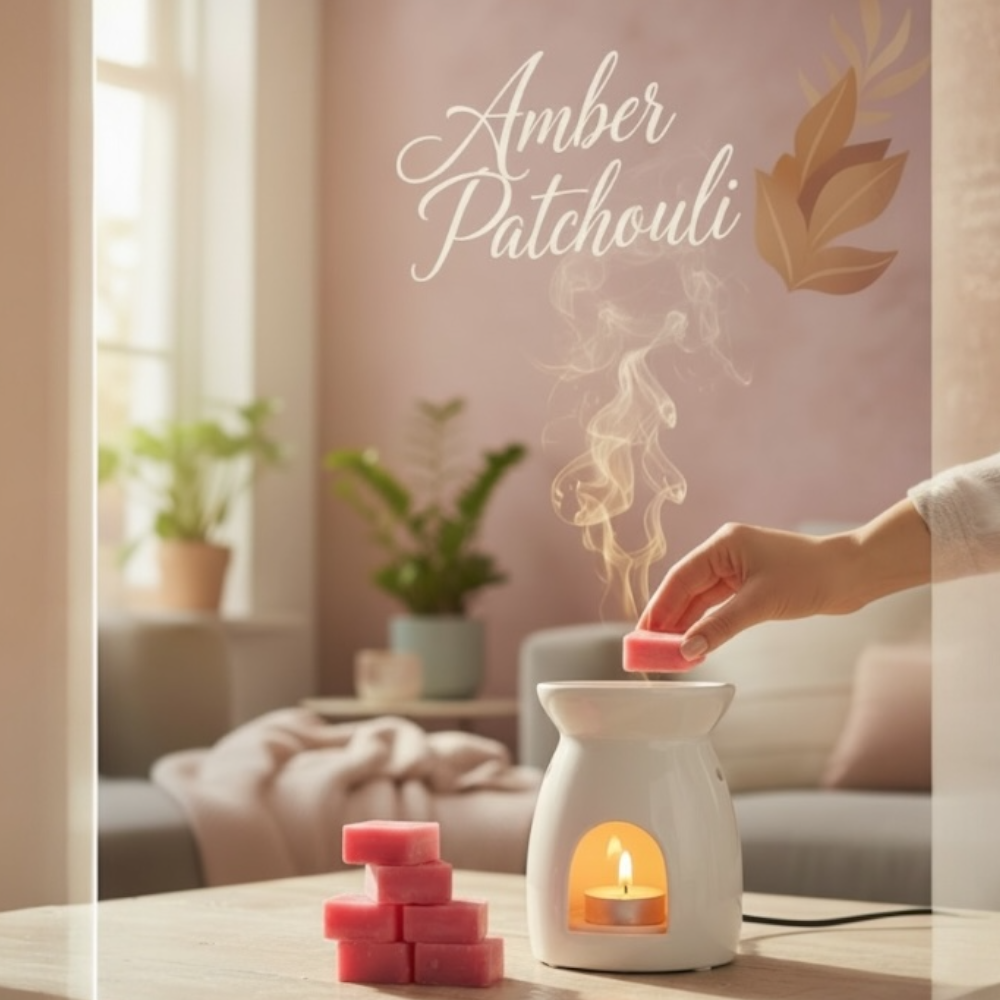 Wax Melts Amber & Patchouli – Ζεστό & Γήινο Άρωμα